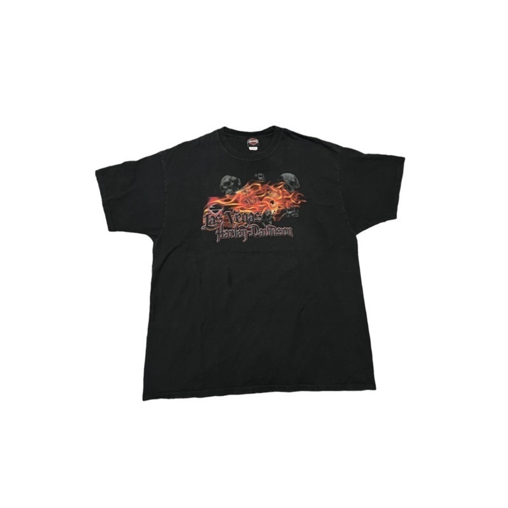 Harley Davidson Las Vegas Skull Tee Size 2XL